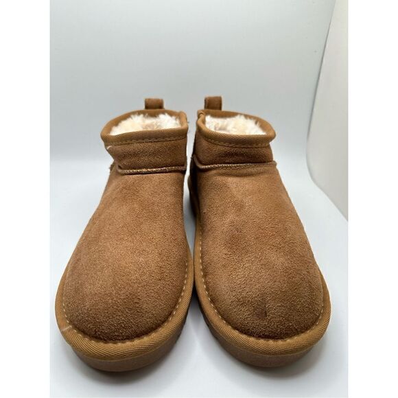 CUSHIONAIRE Women's pull on boot 6.5 CHESTNUT - Picture 2 of 8